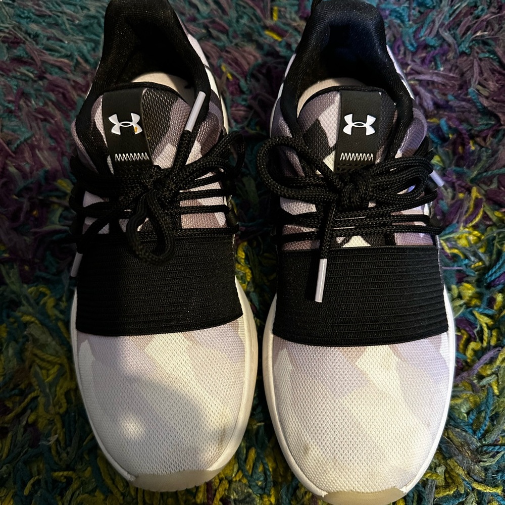 Under Armour Black,White, Purple Shoes